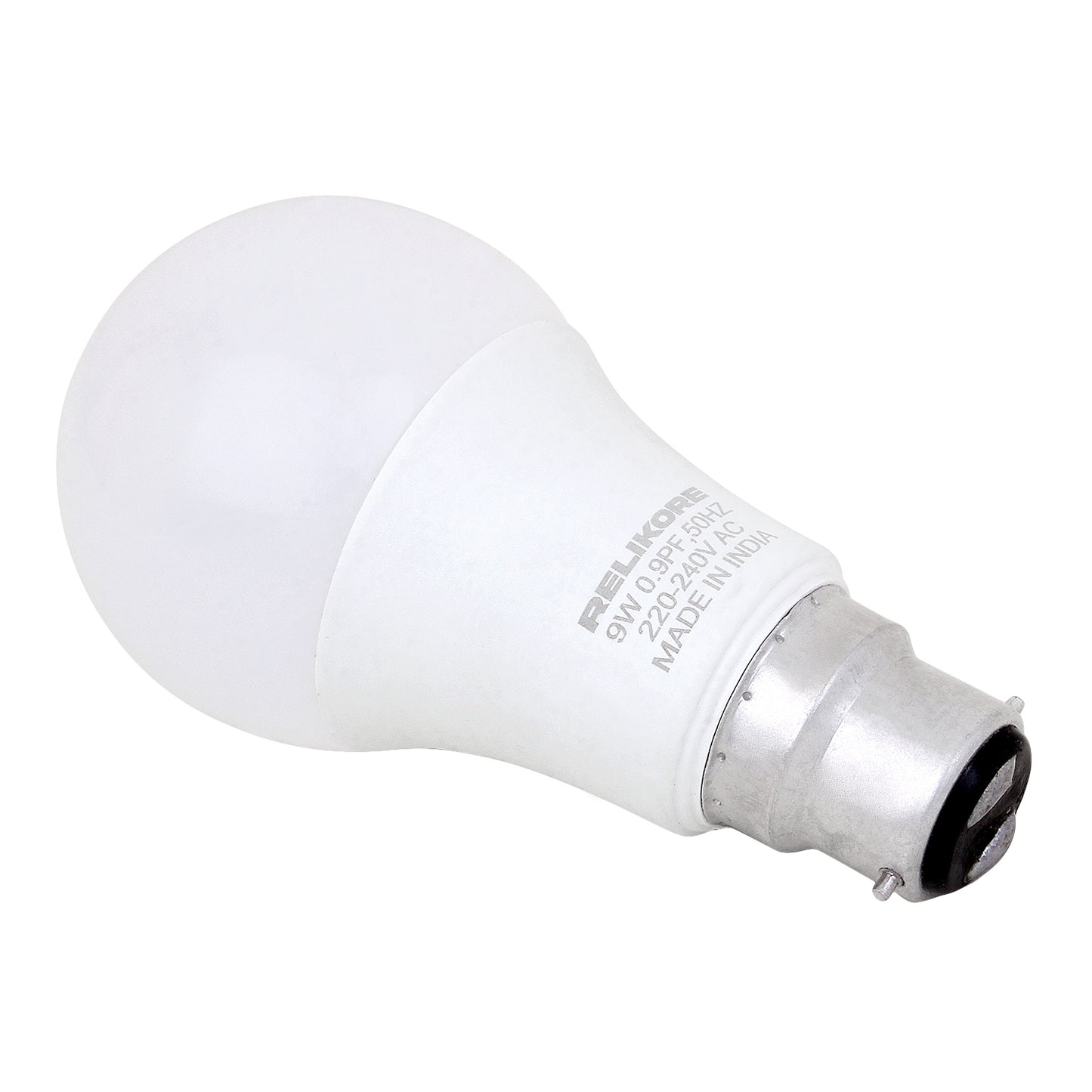 Relikore 09W Cool White LED Bulb | Pack Of 06