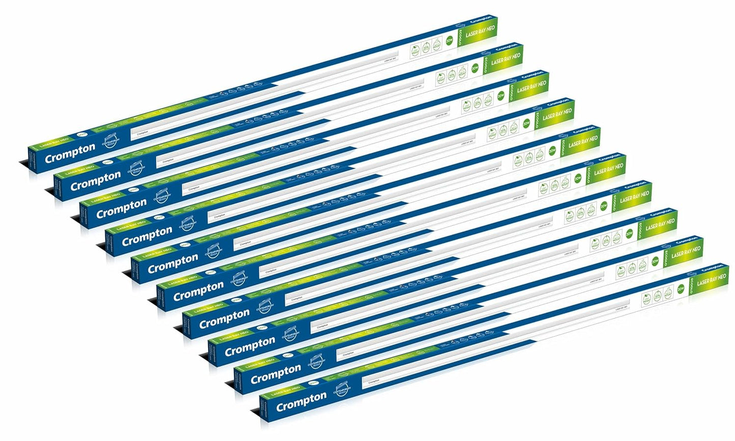 Crompton Laser Ray Neo 24W LED Batten (CoolWhite) - Pack of 10